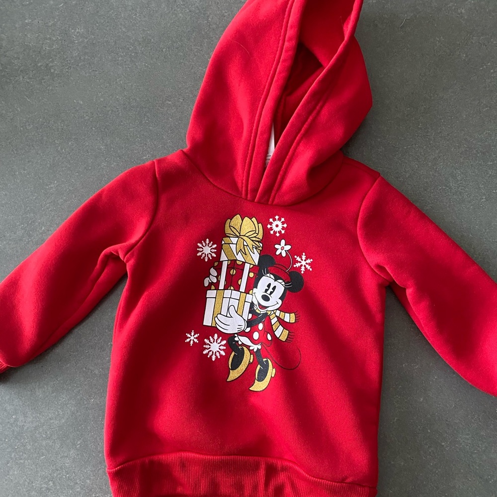Minnie Mouse Christmas Hooded Sweatshirt